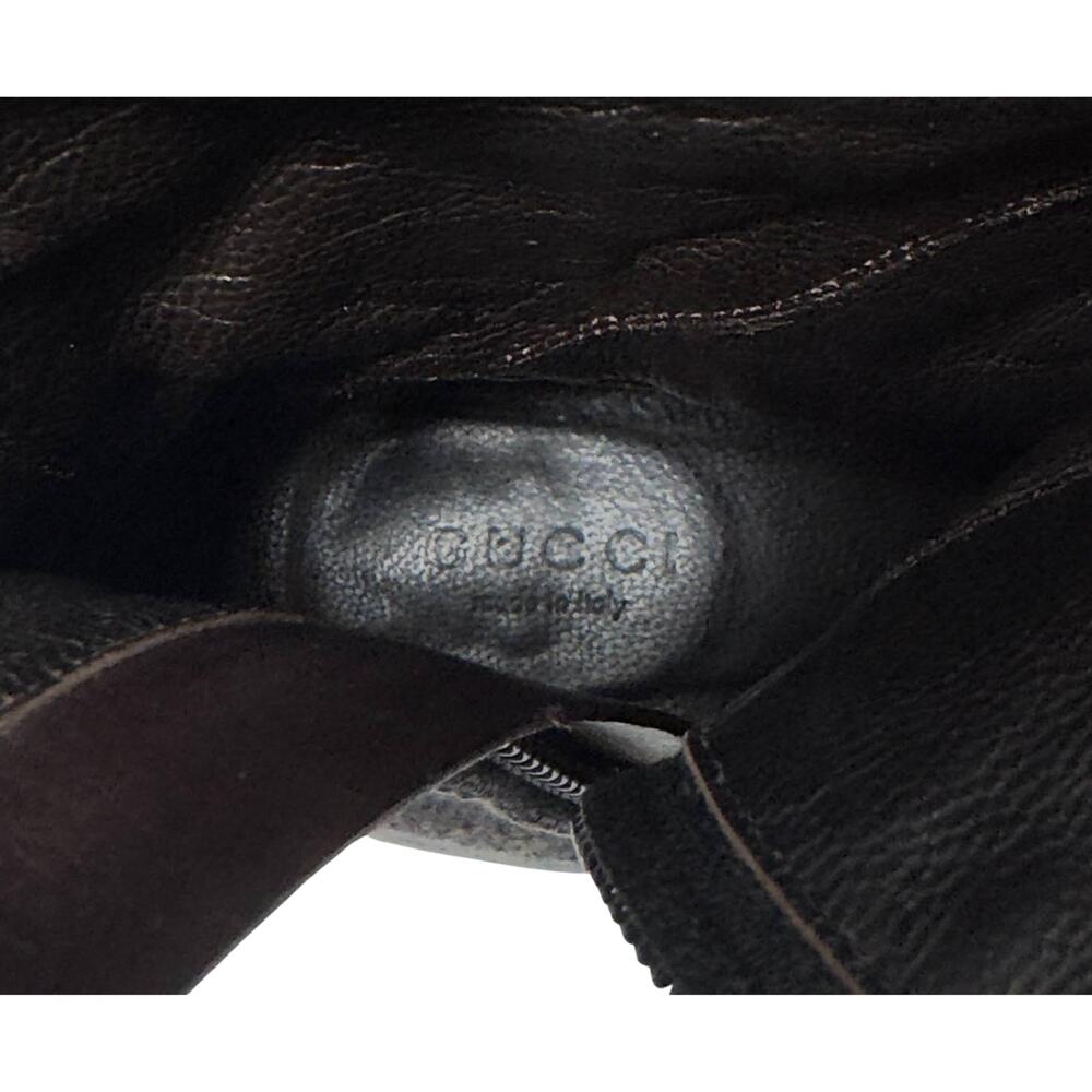 Gucci Boots Knee High Tall Brown Monogram GG Logo Western Cowboy Heels 37.5 - Picture 7 of 11